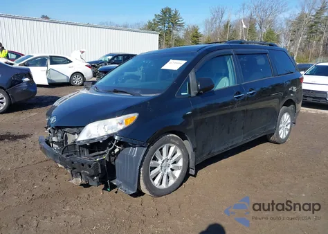 2017 Toyota Sienna Xle 7 Passenger z USA, uszkodzony, nr VIN 5TDDZ3DC8HS166143